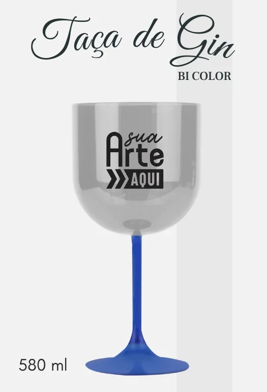 Ta&ccedil;a de Gin Azul